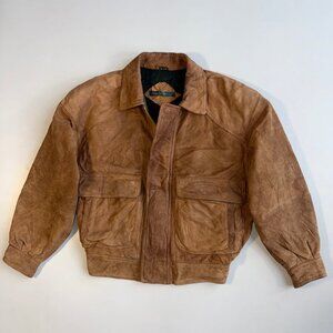 Andrew Marc Brown Leather Jacket